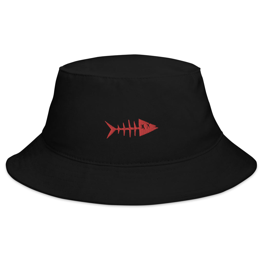 Clishirt© Embroidered Red Fish Bucket Hat