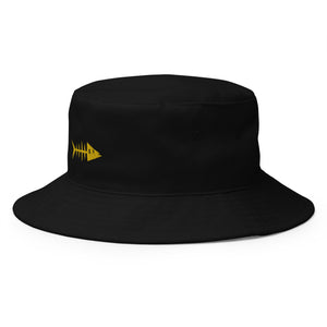 Clishirt© Embroidered Yellow Fish Bucket Hat