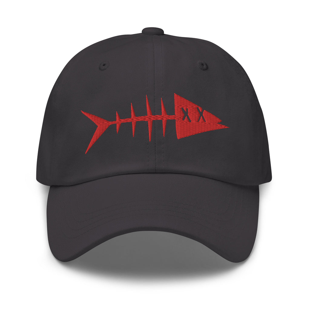 Clishirt© Embroidered Red Fish Dad hat