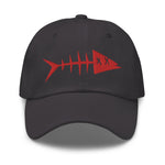 Clishirt© Embroidered Red Fish Dad hat