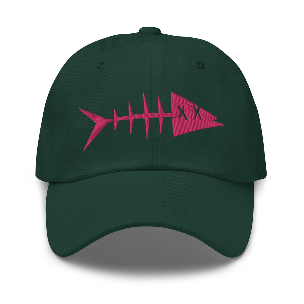 Clishirt© Magenta Fish Dad hat