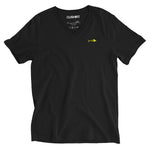 Clishirt© Yellow Fish Unisex Short Sleeve V-Neck T-Shirt