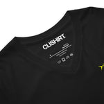 Clishirt© Yellow Fish Unisex Short Sleeve V-Neck T-Shirt