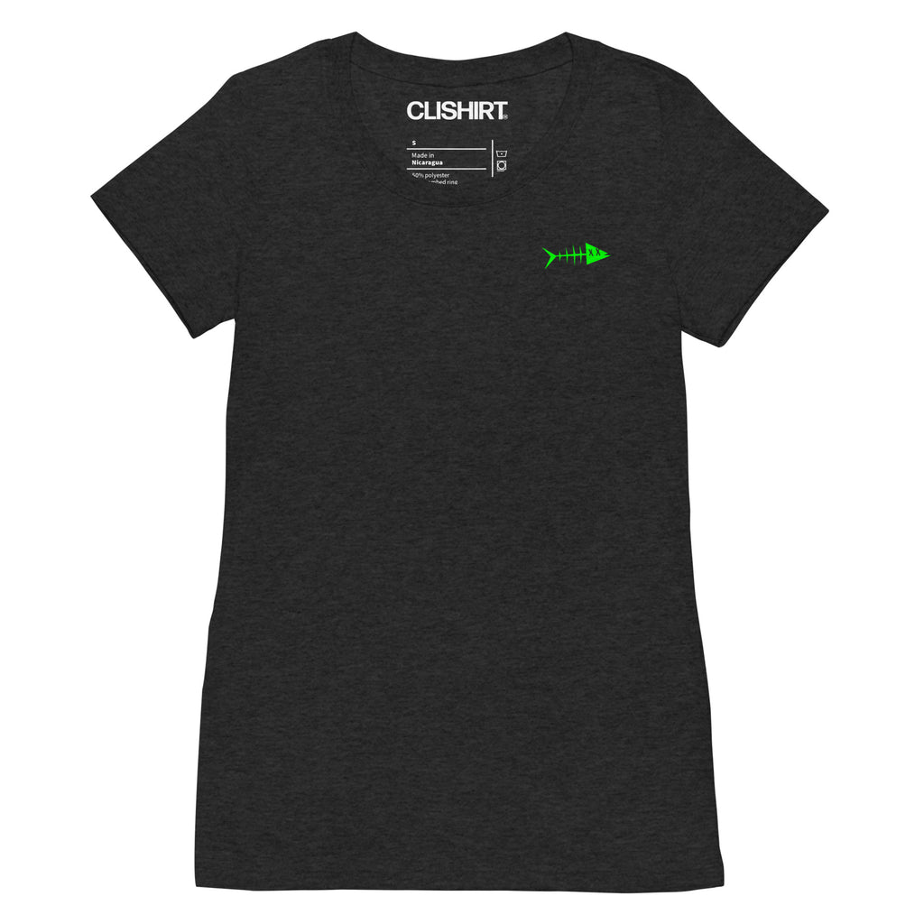 Clishirt© Green Tri-Blend Ladies' short sleeve t-shirt